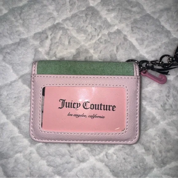 Y2K Juicy Couture Green and Pink Wallet - Picture 4 of 5